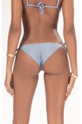 Calcinha Lacinho Mini Miracle Up Crystals By Swarovski Recreated Azul Seco