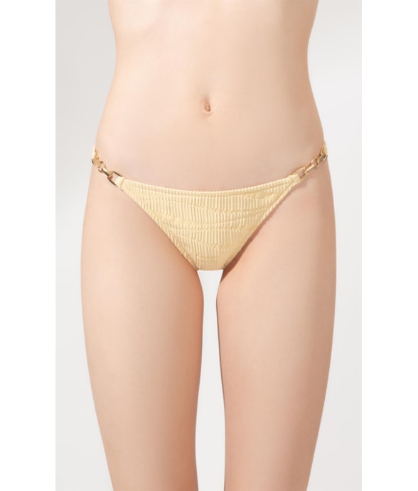 Calcinha Lacinho Mini Miracle Up Marée Amarelo Manteiga