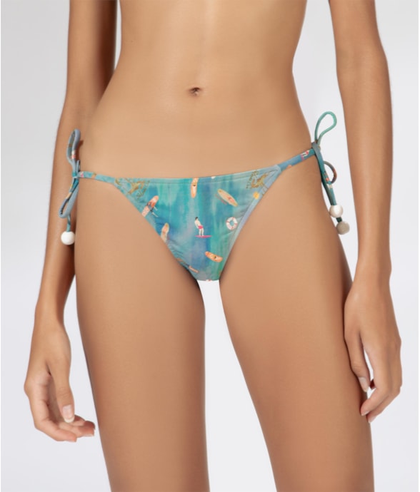 Calcinha Lacinho Mini Miracle Up Surf Azul Bic