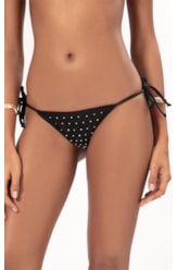 Calcinha Lacinho Mini Miracle Up Swarovski Re Preto