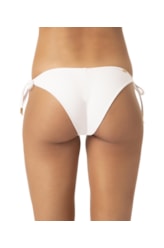 Calcinha Lacinho Miracle Up Waffle Branco