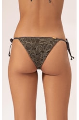 Calcinha Lacinho Miracle Viés Rendado Lux Grafite