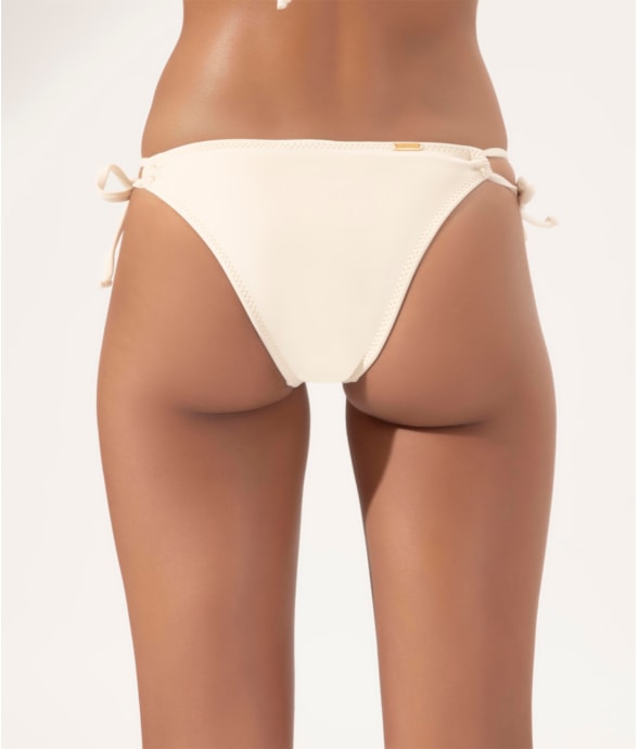 Calcinha Lacinho Rolotê Canal Pop Off White