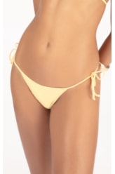 Calcinha Lacinho Rolotê Fluid Amarelo Manteiga
