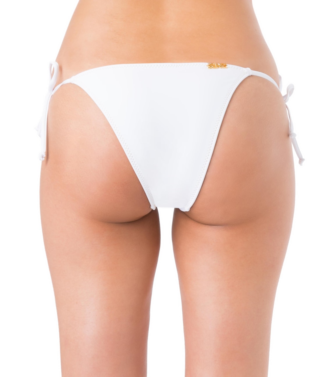 Calcinha Lacinho Rolotê Liso Branco