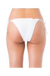Calcinha Lacinho Rolotê Liso Branco