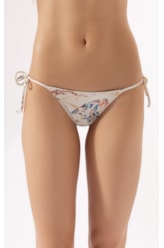 Calcinha Lacinho Rolotê Ski Off White