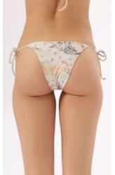 Calcinha Lacinho Rolotê Ski Off White
