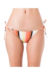 Calcinha Lacinho Rolotê Stripe Rosa