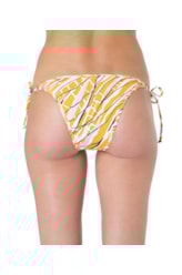 Calcinha Lacinho Viés Castanheira Amarelo