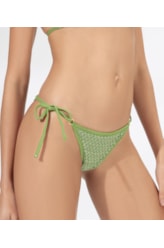 Calcinha Lacinho Viés Mesh Malibu Verde Maçã