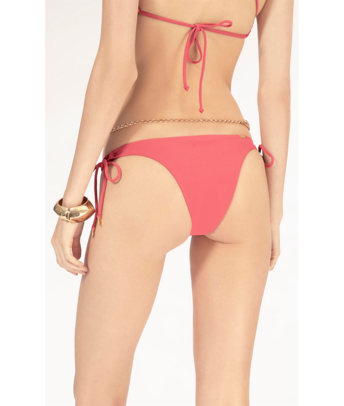 Calcinha Laco Estendido Crepe Ocean Melancia
