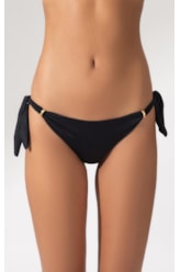 Calcinha Laço Lenço Draping Preto