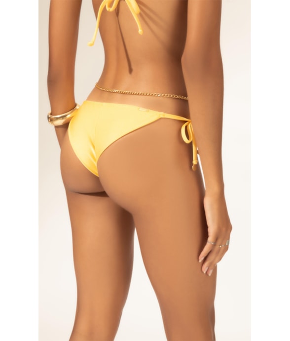 Calcinha Laço Mini Miracle Up Crystals By Swarovski Celebrate Amarelo Claro