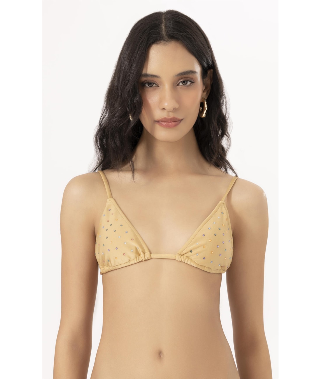Calcinha Laco Mini Miracle Up Crystals By Swarovski Celebrate Areia