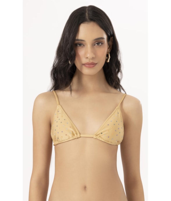 Calcinha Laco Mini Miracle Up Crystals By Swarovski Celebrate Areia