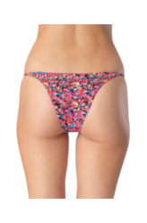 Calcinha Lateral Fina Caleidoscópio Pink