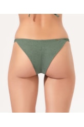 Calcinha Lateral Fina Mini Bobby Verde Militar