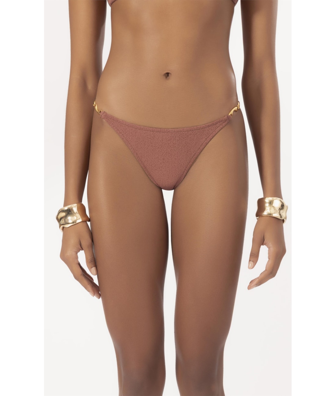 Calcinha Lateral Fina Mini Miracle Up Bobby Caramelo