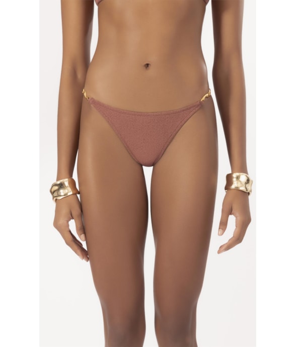Calcinha Lateral Fina Mini Miracle Up Bobby Caramelo