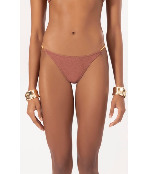 Calcinha Lateral Fina Mini Miracle Up Bobby Caramelo