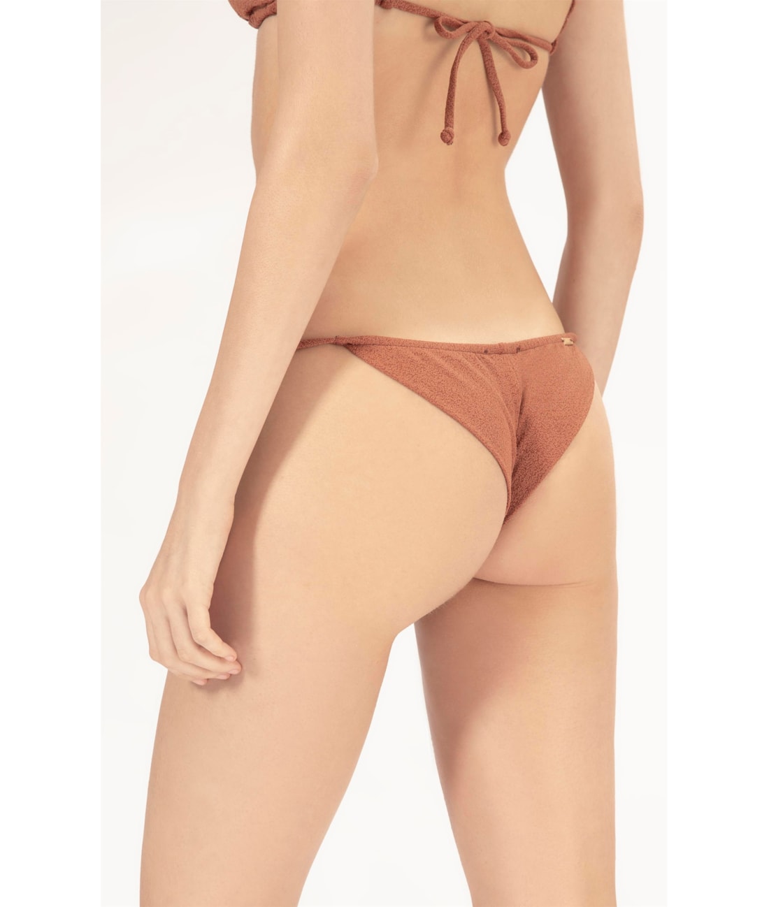 Calcinha Lateral Fina Mini Miracle Up Bobby Marrom