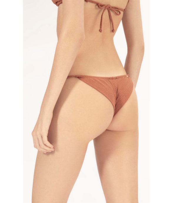 Calcinha Lateral Fina Mini Miracle Up Bobby Marrom