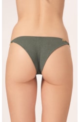 Calcinha Lateral Fina Mini Miracle Up Bobby Verde Militar