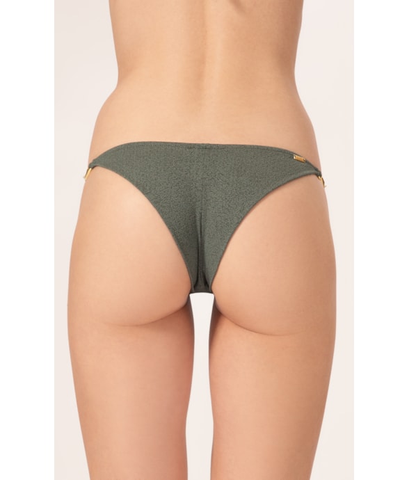 Calcinha Lateral Fina Mini Miracle Up Bobby Verde Militar