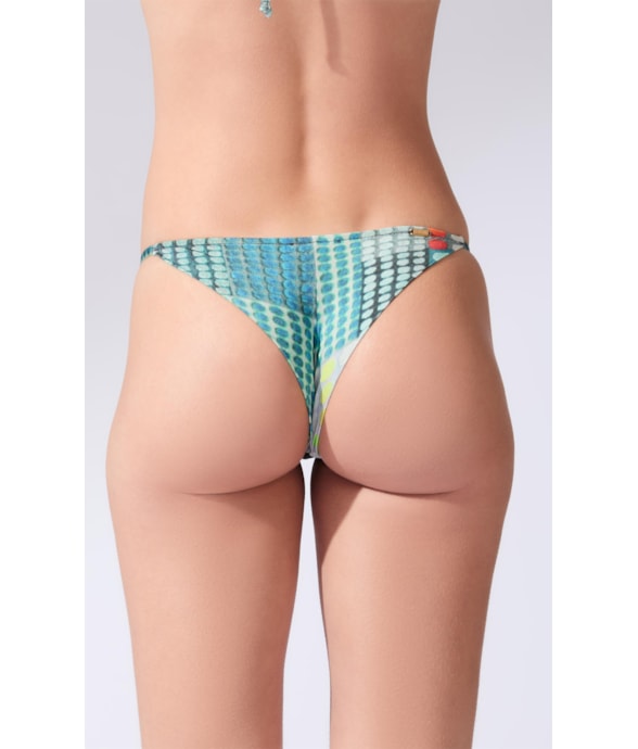 Calcinha Lateral Fina Mini Miracle Up Cali Verde Agua