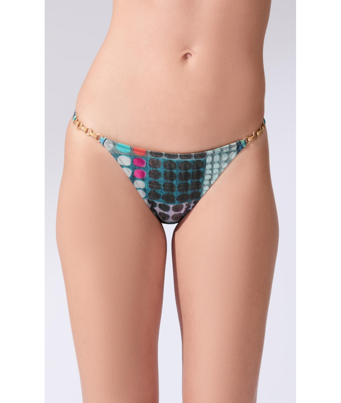 Calcinha Lateral Fina Mini Miracle Up Cali Verde Agua