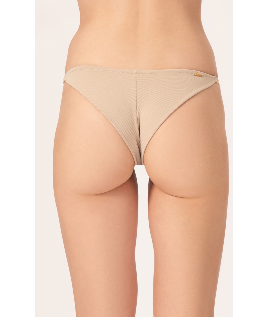 Calcinha Lateral Fina Mini Miracle Up Canelado Sculpt Areia