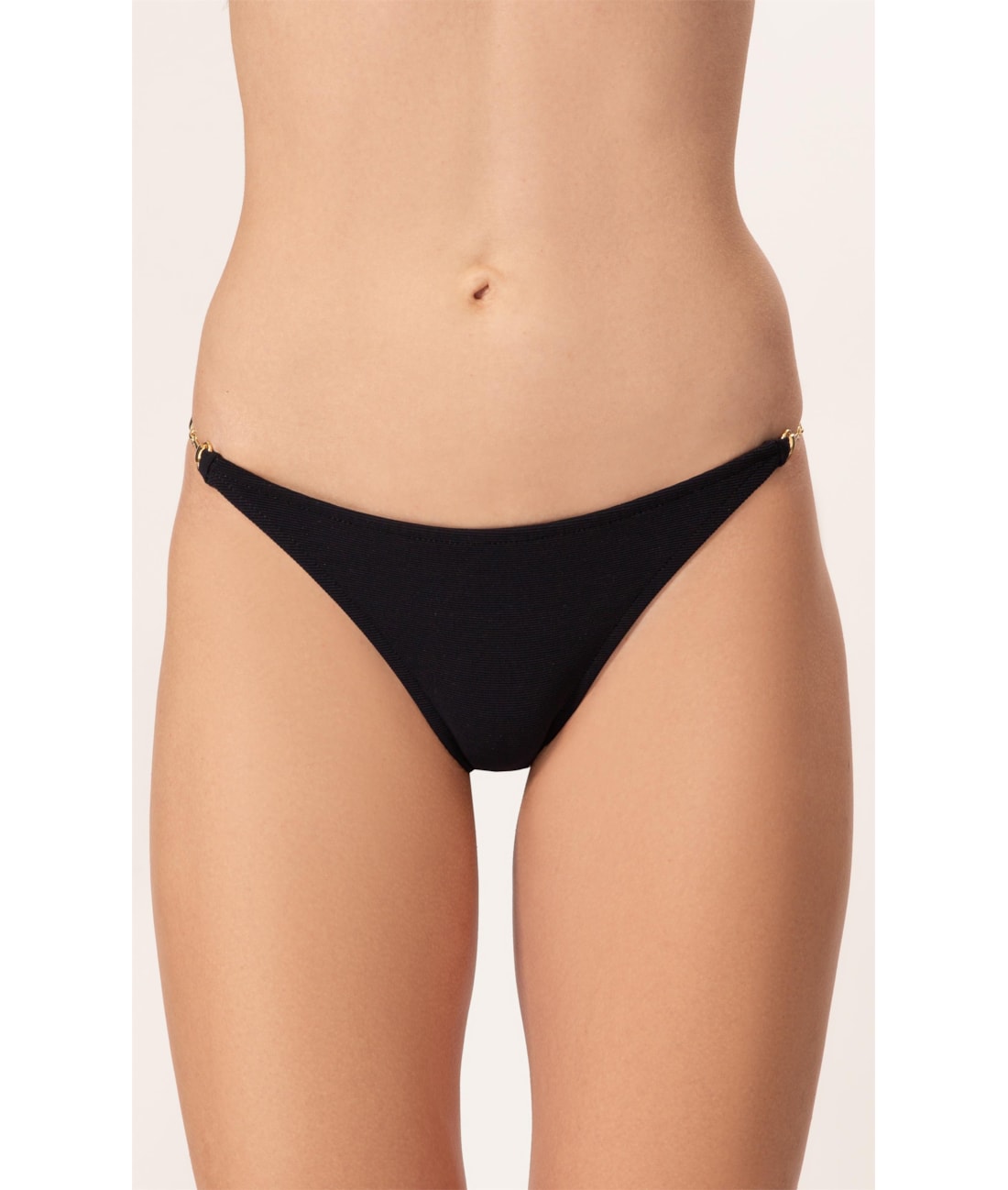 Calcinha Lateral Fina Mini Miracle Up Canelado Sculpt Preto