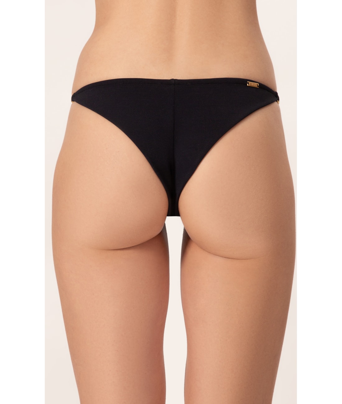 Calcinha Lateral Fina Mini Miracle Up Canelado Sculpt Preto