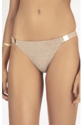 Calcinha Lateral Fina Mini Miracle Up Crepe Shine Marrom