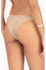 Calcinha Lateral Fina Mini Miracle Up Crepe Shine Marrom