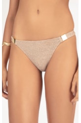 Calcinha Lateral Fina Mini Miracle Up Crepe Shine Marrom