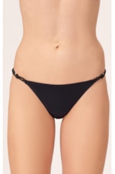 Calcinha Lateral Fina Mini Miracle Up Draping Preto