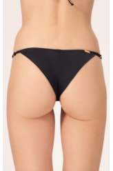 Calcinha Lateral Fina Mini Miracle Up Draping Preto