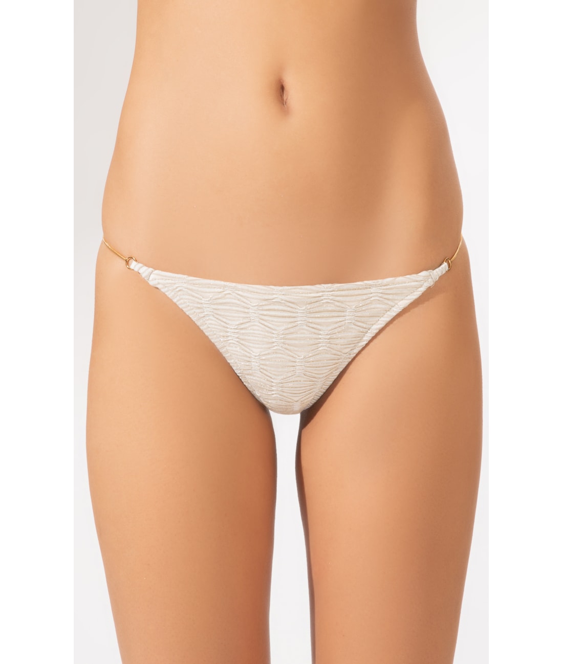 Calcinha Lateral Fina Mini Miracle Up Eos Off White