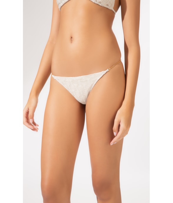 Calcinha Lateral Fina Mini Miracle Up Eos Off White