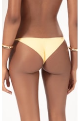 Calcinha Lateral Fina Mini Miracle Up Fluid Amarelo Manteiga