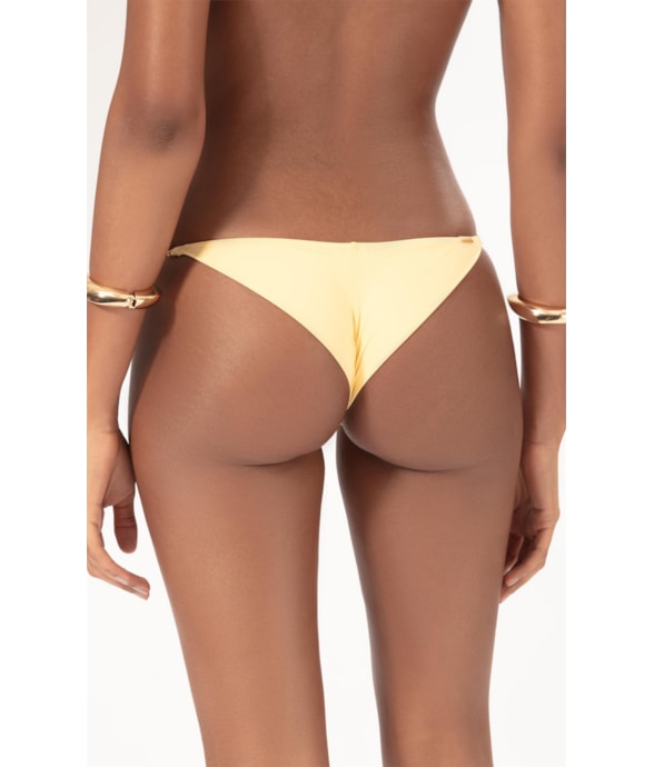 Calcinha Lateral Fina Mini Miracle Up Fluid Amarelo Manteiga