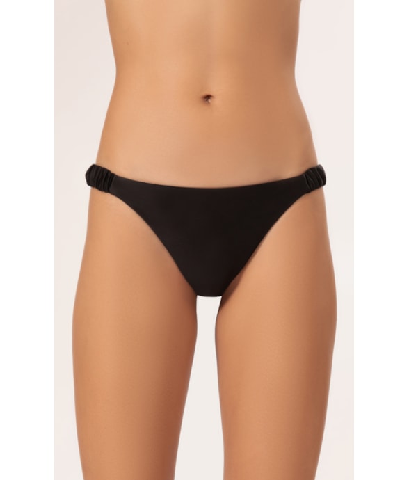 Calcinha Lateral Fina Mini Miracle Up Satin Skin Preto