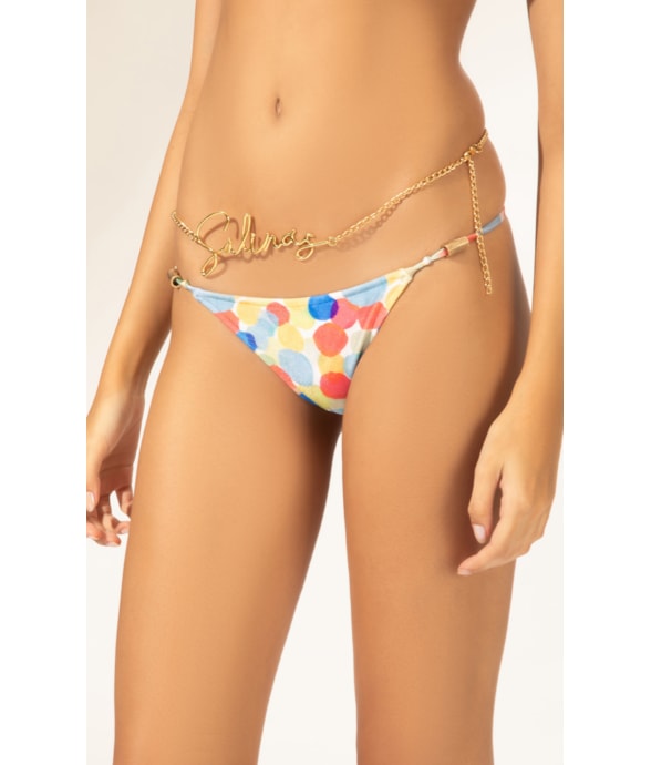 Calcinha Lateral Fina Mini Miracle Up Underwater Branco