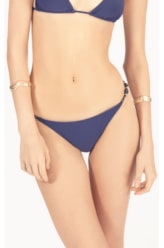 Calcinha Lateral Fina Miracle Up Crepe Ocean Marinho