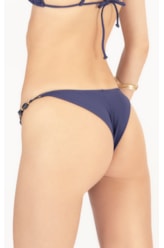 Calcinha Lateral Fina Miracle Up Crepe Ocean Marinho