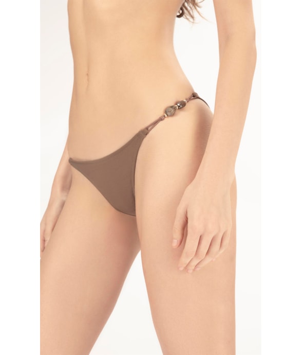 Calcinha Lateral Fina Miracle Up Crepe Ocean Tabaco