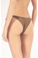 Calcinha Lateral Fina Miracle Up Crepe Ocean Tabaco