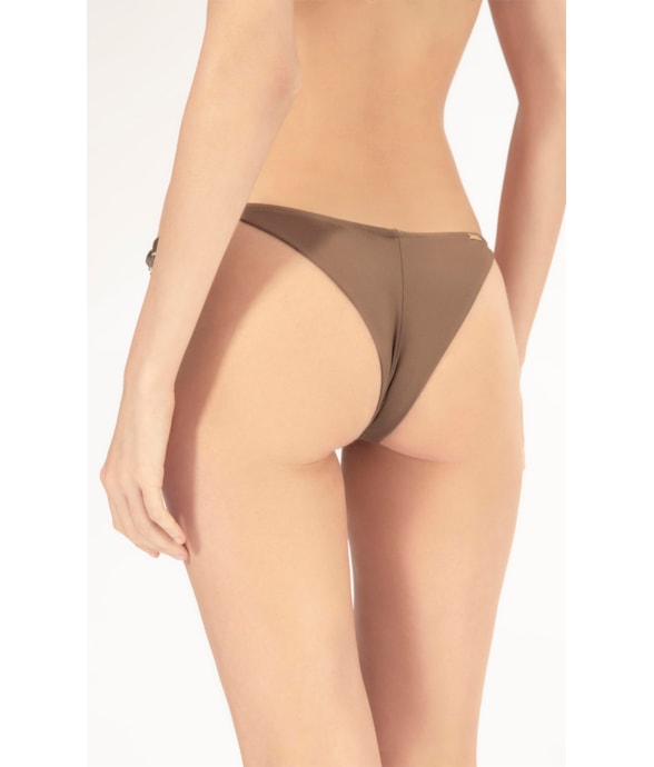 Calcinha Lateral Fina Miracle Up Crepe Ocean Tabaco